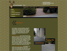 Tablet Screenshot of mountaineerinc.com